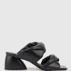 Imira55 Puffed Heel Slide In Black
