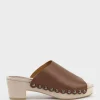 Inara65 Studded Slide On Unit In Tan