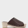 Inara65 Studded Slide On Unit In Brown