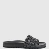 Isra Woven Slide On Unit In Black