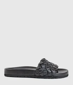 Isra Woven Slide On Unit In Black