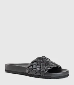 Isra Woven Slide On Unit In Black