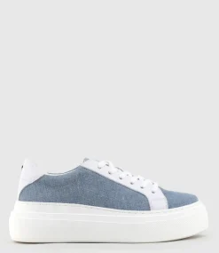 Jayce Platform Sneaker In Denim