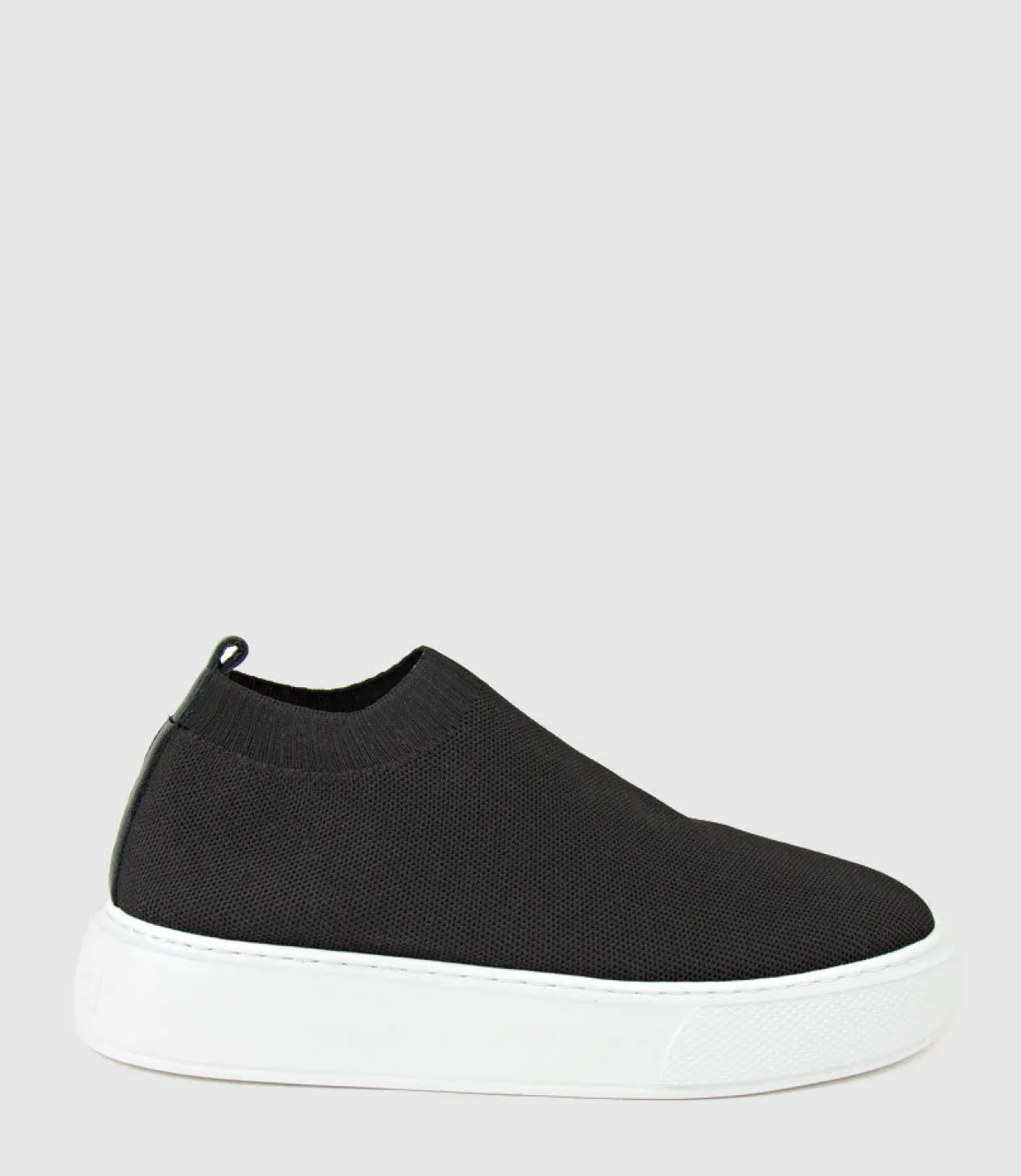 Jemma Pull On Stretch Sneaker In Black