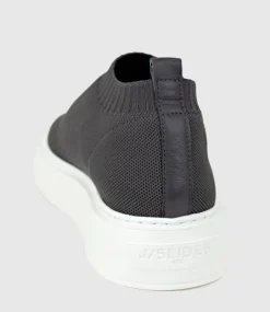 Jemma Pull On Stretch Sneaker In Grey