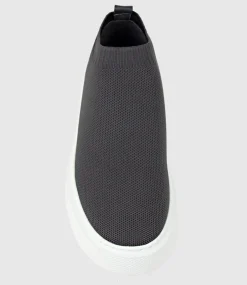 Jemma Pull On Stretch Sneaker In Grey