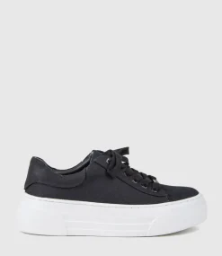 Jody Chunky Sole Canvas Sneaker In Black