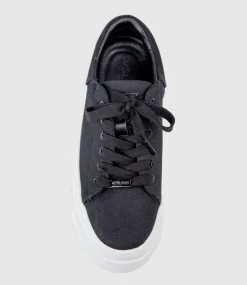 Jody Chunky Sole Canvas Sneaker In Black