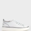 Jolene Sneaker With Piping In White