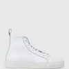 Josef High Top Sneaker In White