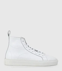 Josef High Top Sneaker In White