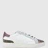 Josette Sneaker With Accents In Snake Combo