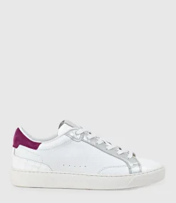 Josette Sneaker With Accents In Patent Combo