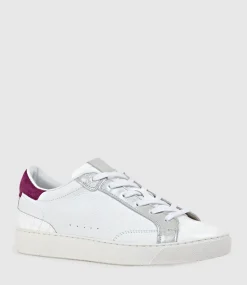 Josette Sneaker With Accents In Patent Combo