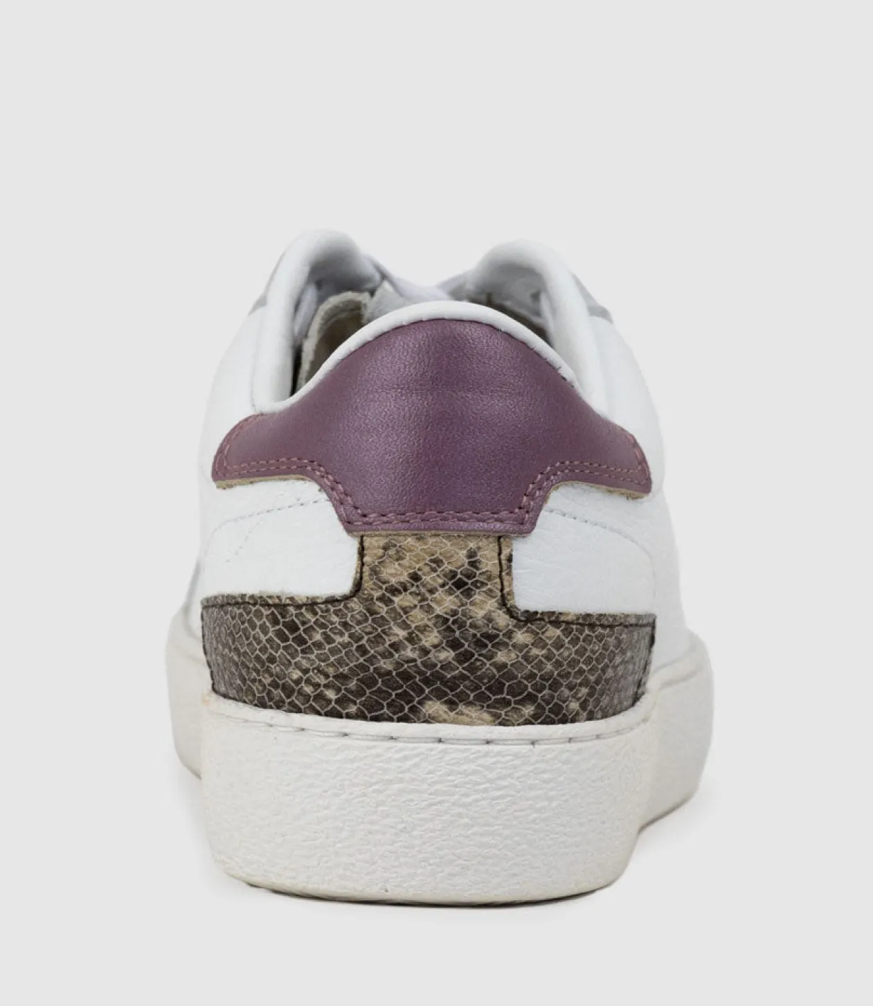 Josette Sneaker With Accents In Snake Combo