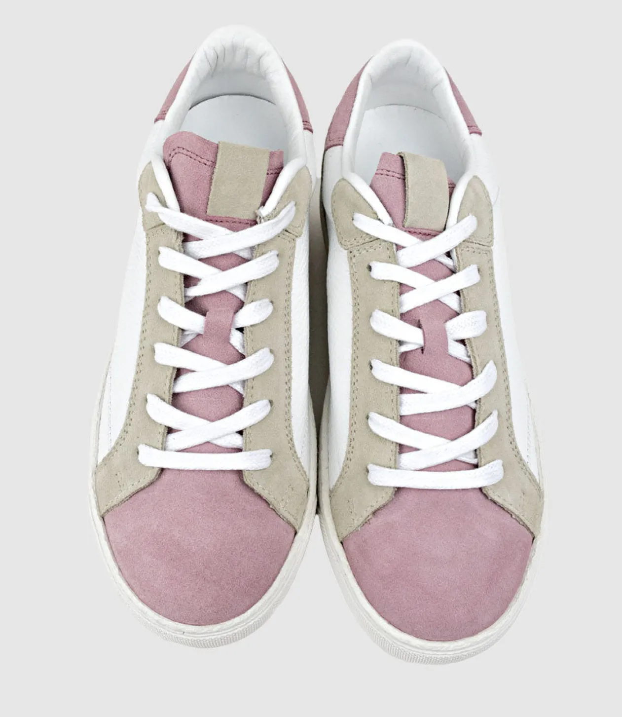 Josette Sneaker With Accents In Pink Combo