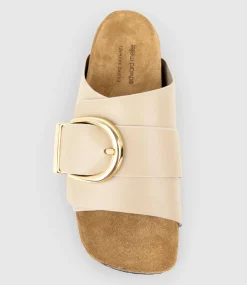 Kakari Buckle Slide On Footbed In Mink