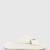 Kamir Crossover Slide On Chunky Unit In Cream