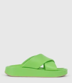 Kamir Crossover Slide On Chunky Unit In Green