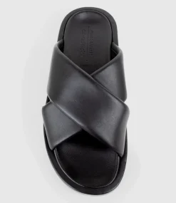 Kamir Crossover Slide On Chunky Unit In Black