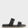 Karsyn Two Strap Slide In Black