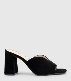 Kathy85 V Throat Slide In Black Suede