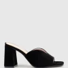 Kathy85 V Throat Slide In Black Suede