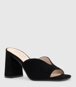 Kathy85 V Throat Slide In Black Suede