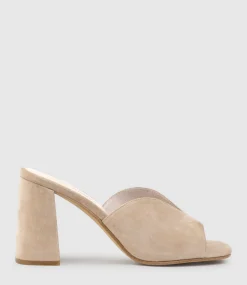 Kathy85 V Throat Slide In Nude Suede