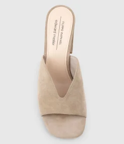 Kathy85 V Throat Slide In Nude Suede