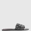 Keira Woven Simple Slide In Black