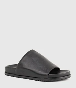 Kenna Slide On Footbed In Black