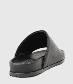 Kenna Slide On Footbed In Black