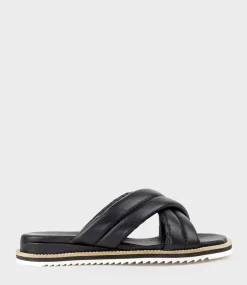 Keyla Crossover Slide In Black
