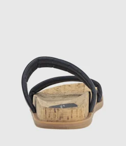 Kinala Two Strap Slide On Unit In Black