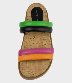 Kinala Two Strap Slide On Unit In Colour Multi