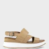Laith Asymmetrical Sandal On Unit In Natural