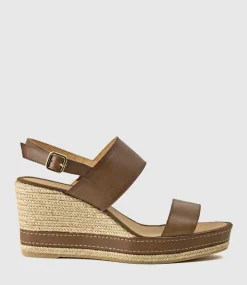 Mikara Two Strap Classic Espadrille In Brown