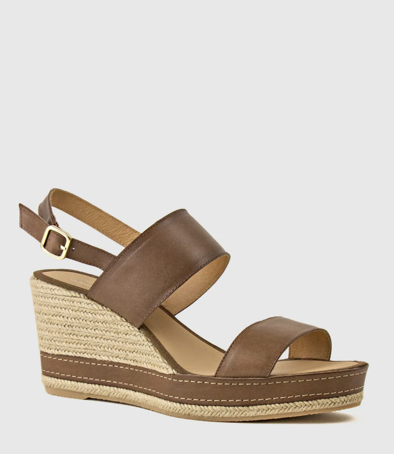 Mikara Two Strap Classic Espadrille In Brown