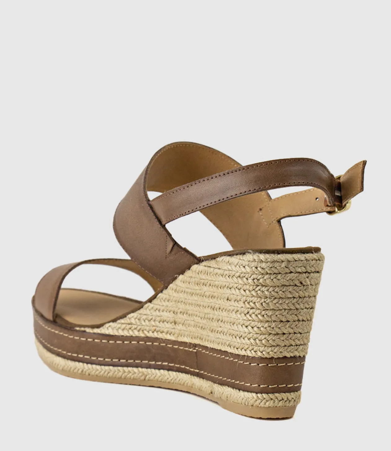 Mikara Two Strap Classic Espadrille In Brown
