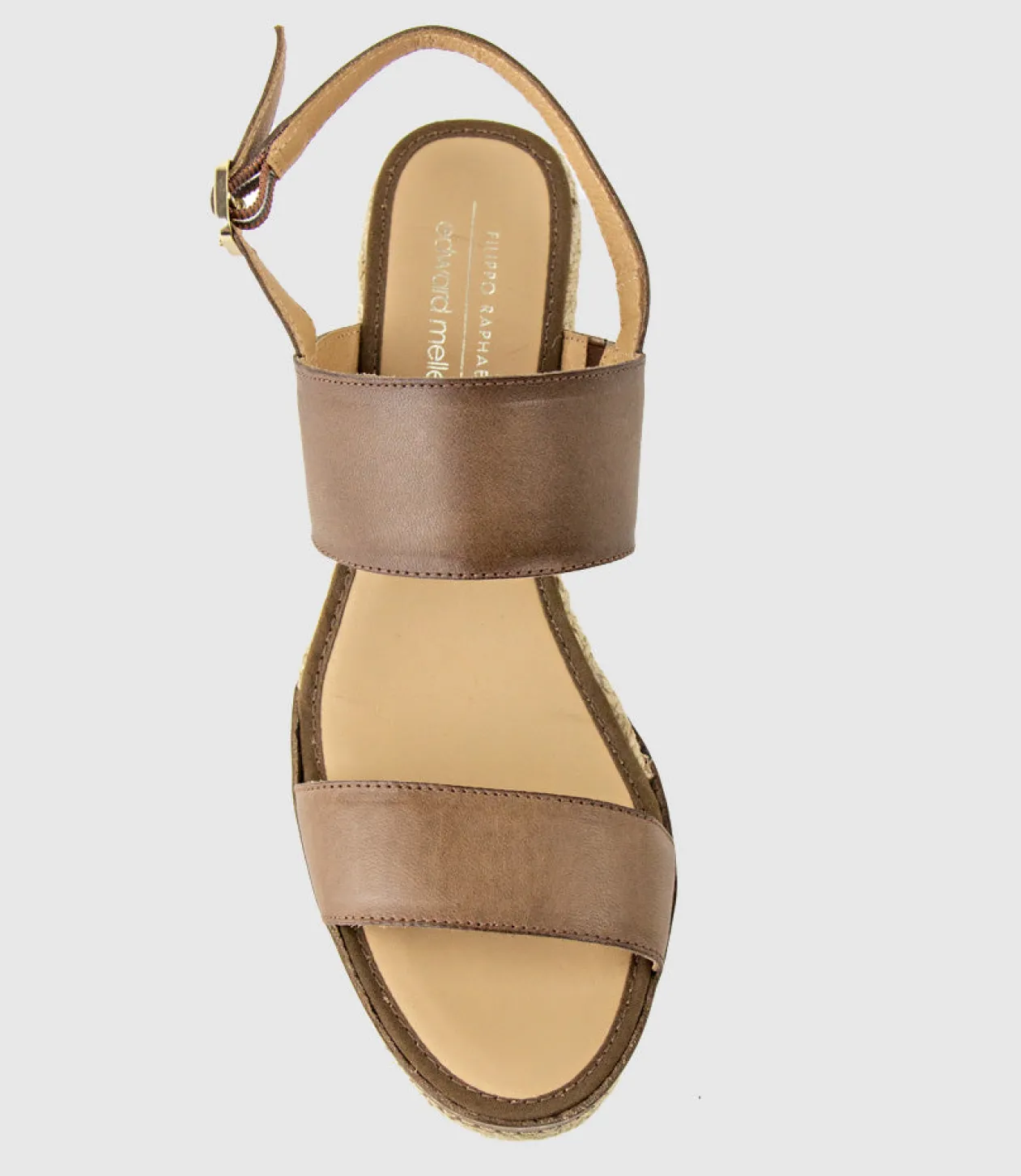 Mikara Two Strap Classic Espadrille In Brown
