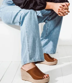 Milara Slide Espadrille In Tan