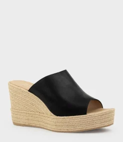 Milara Slide Espadrille In Black