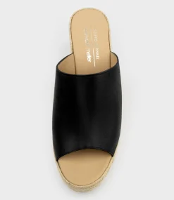 Milara Slide Espadrille In Black