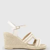 Motif Geometric Weave High Espadrille In White