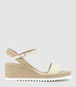 Mylo Single Strap Espadrille In Offwhite