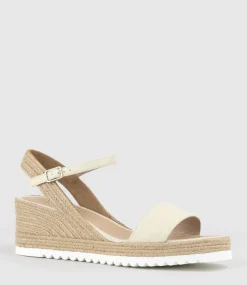 Mylo Single Strap Espadrille In Offwhite