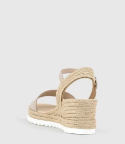 Mylo Single Strap Espadrille In Taupe