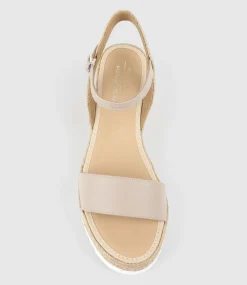 Mylo Single Strap Espadrille In Taupe