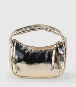 Nara Small Soft Bag In Gold Crush